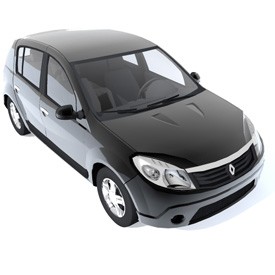 Renault/Dacia Sandero 3D Object | FREE Artlantis Objects Download